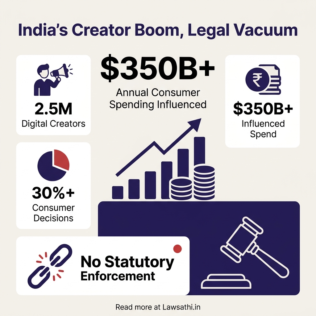 India's Creator Economy Boom vs. Legal Accountability Gap