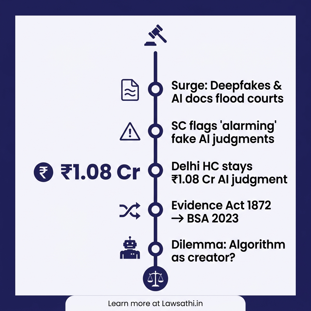 The AI Evidence Crisis in Indian Courts (2026)