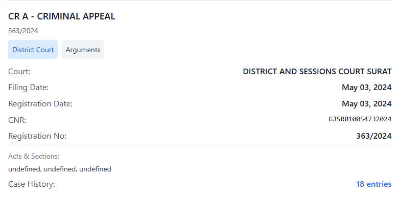 LawSathi case management dashboard screenshot