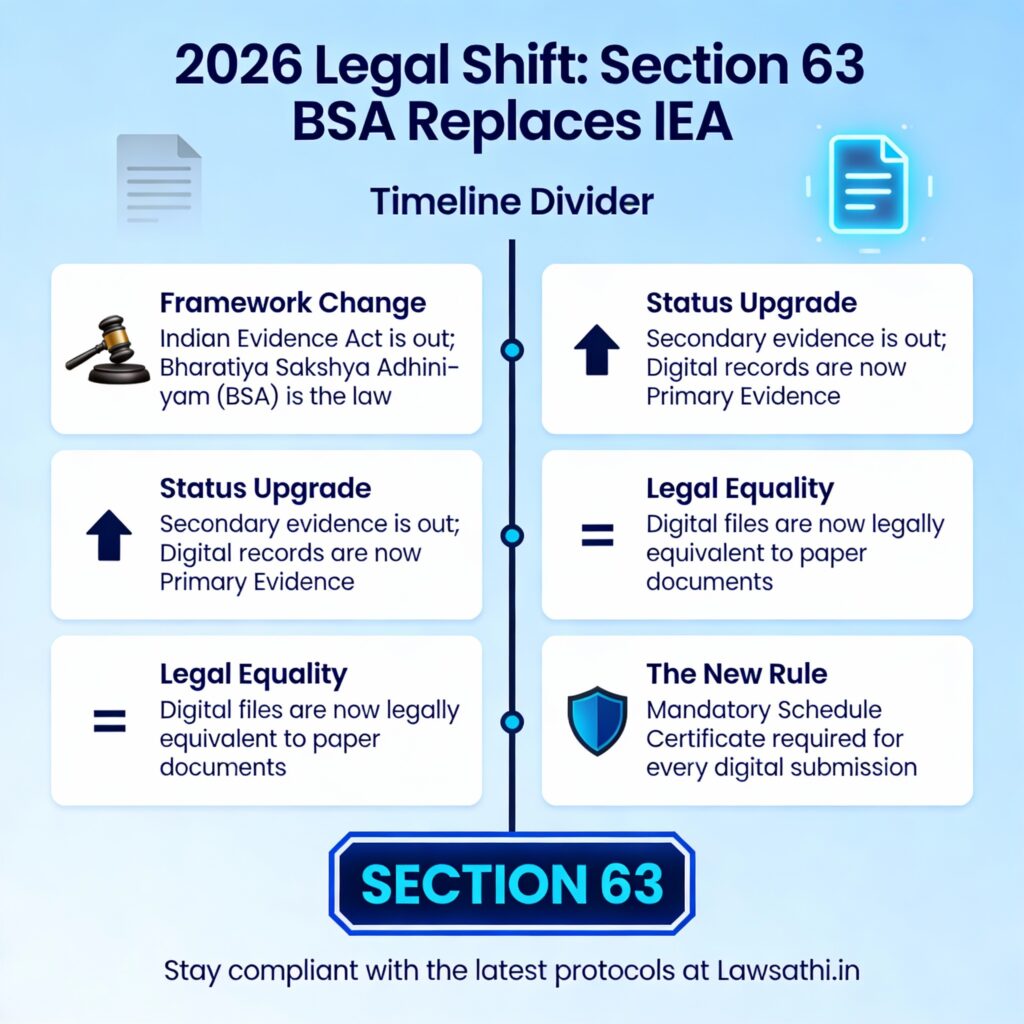 The 2026 Shift: From Section 65B IEA to Section 63 BSA