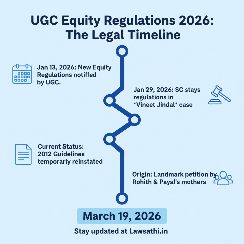 The 2026 UGC Regulations Timeline: From Notification to Stay