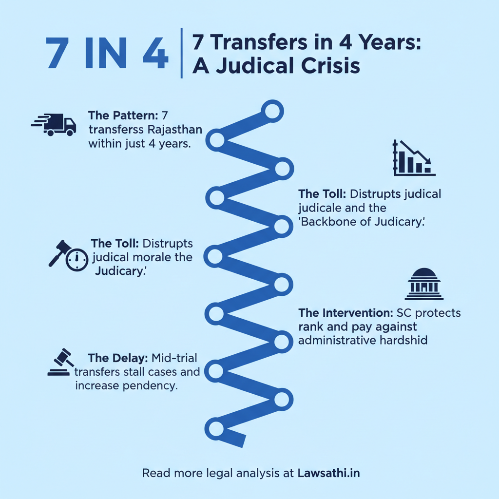 The Impact of Frequent Judicial Transfers