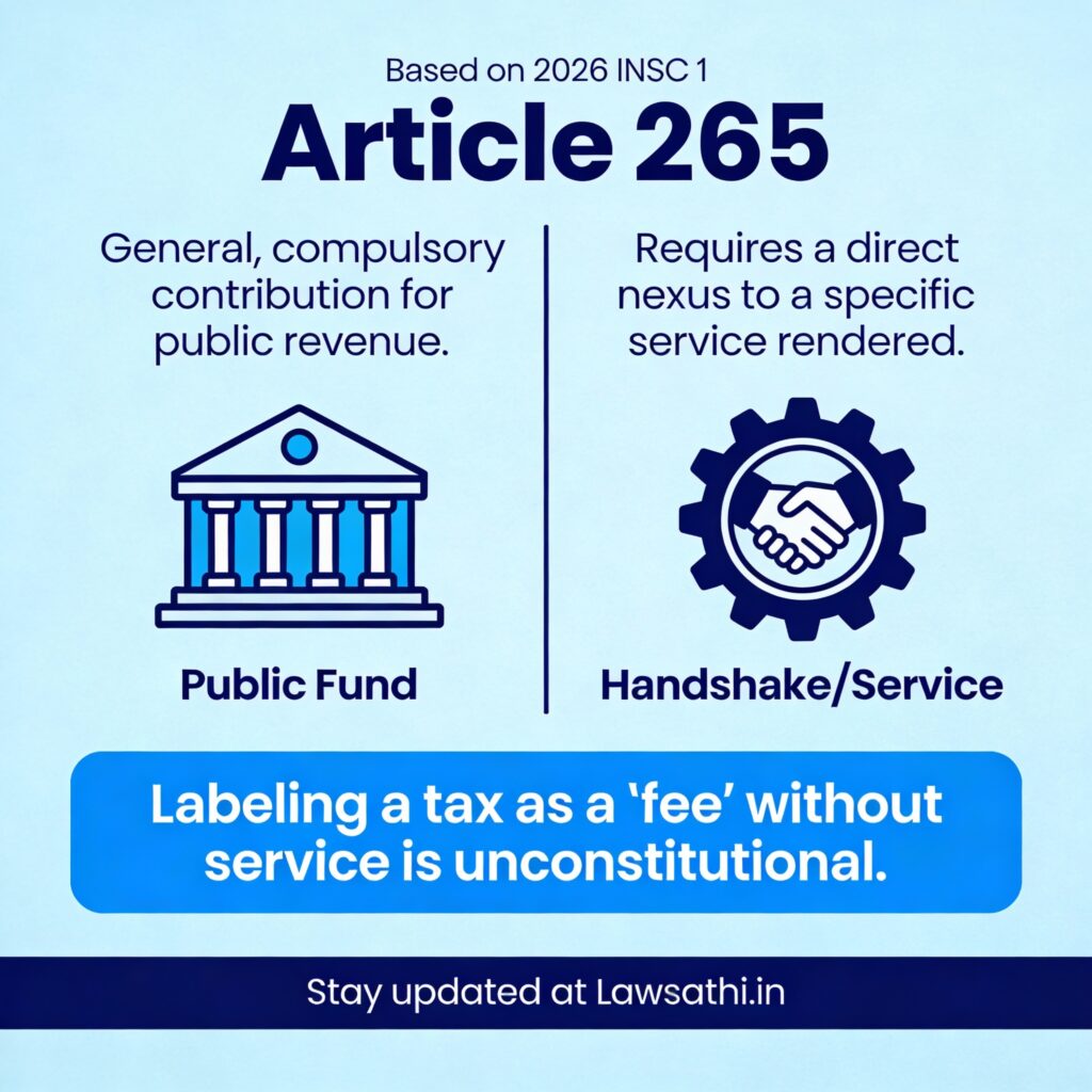 Tax vs. Fee: Determining Legality