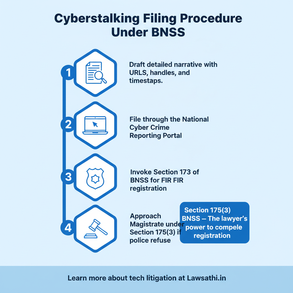 Step-by-Step Cyberstalking Complaint Procedure