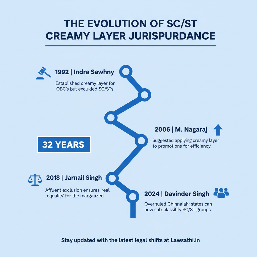 Evolution of the Creamy Layer Jurisprudence