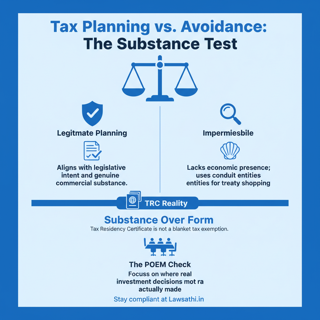 Tax Planning vs. Tax Avoidance: The 'Substance over Form' Test