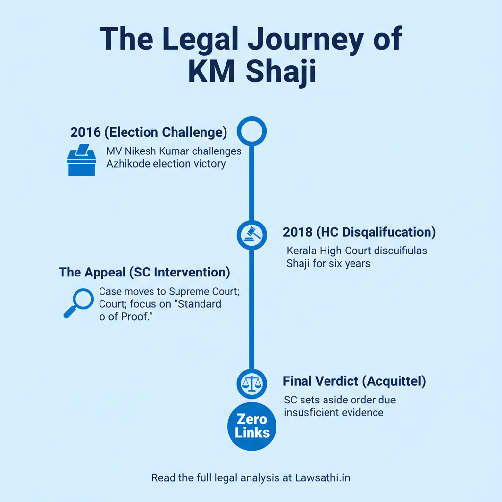 Case Timeline: The KM Shaji Legal Journey