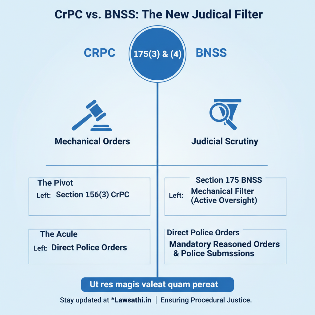 The Evolution: CrPC vs. BNSS Investigative Powers
