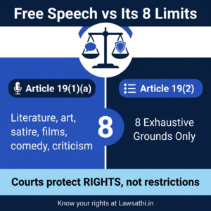 Constitutional Framework: Art. 19(1)(a) vs Art. 19(2)
