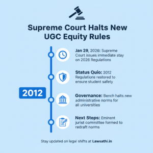 Understanding the UGC Equity Regulations 2026 Stay
