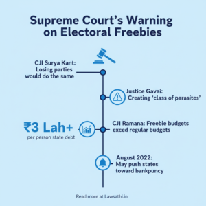 Supreme Court's Critical Observations on Electoral Freebies