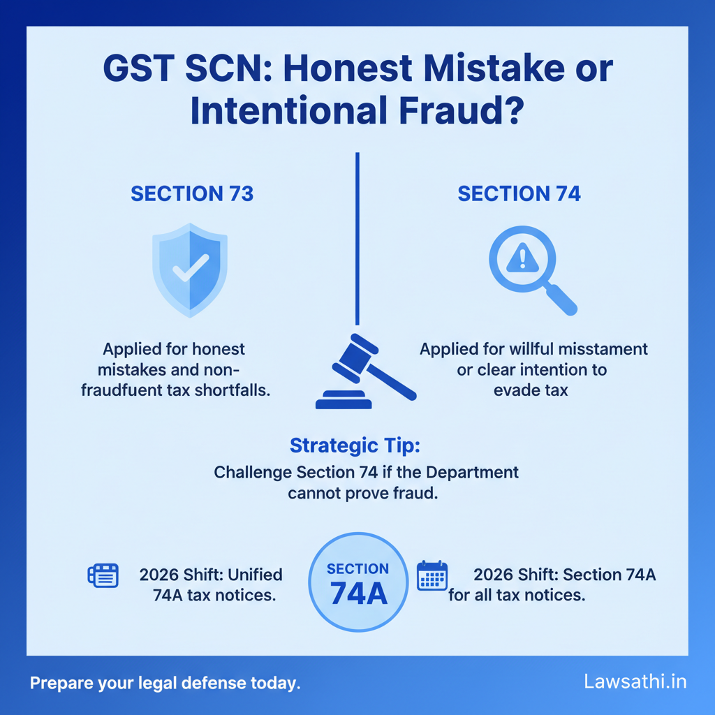 Section 73 vs. Section 74: Fraud vs. Error