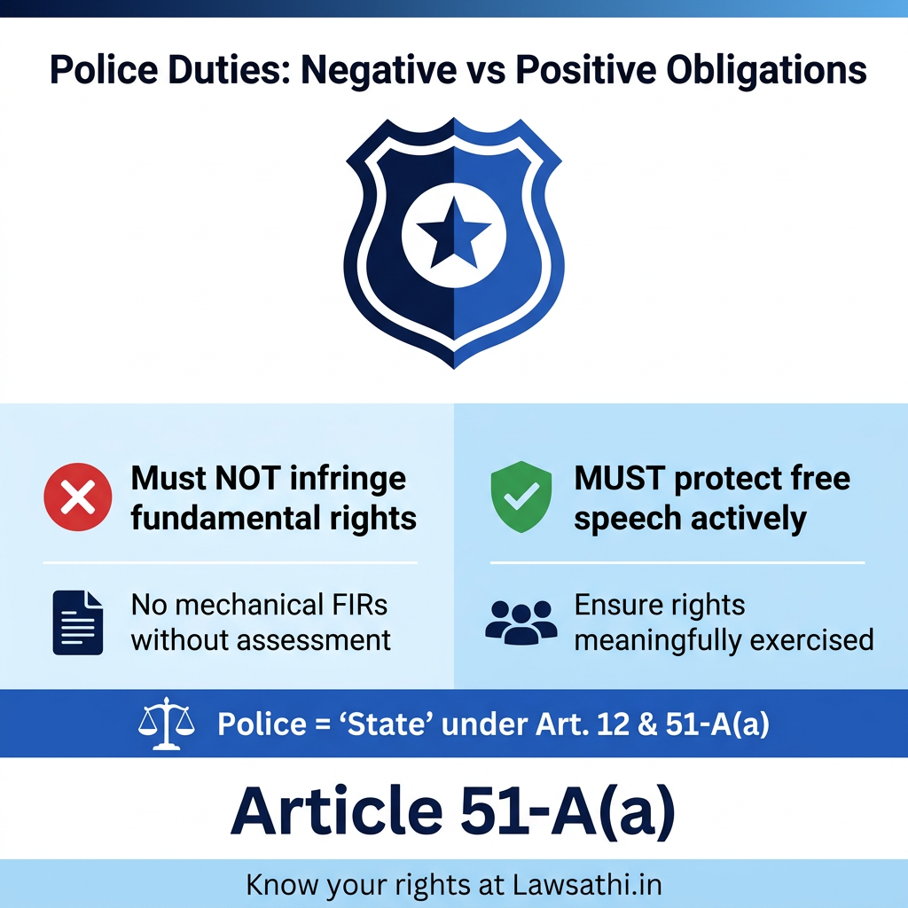 Police Duties: Negative vs Positive Obligations