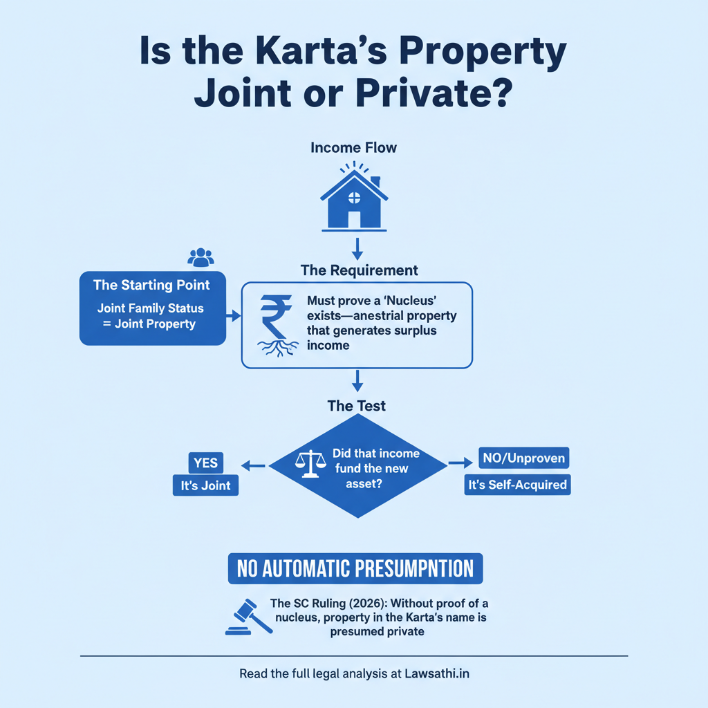The Nucleus Theory: Is Property Joint or Self-Acquired?