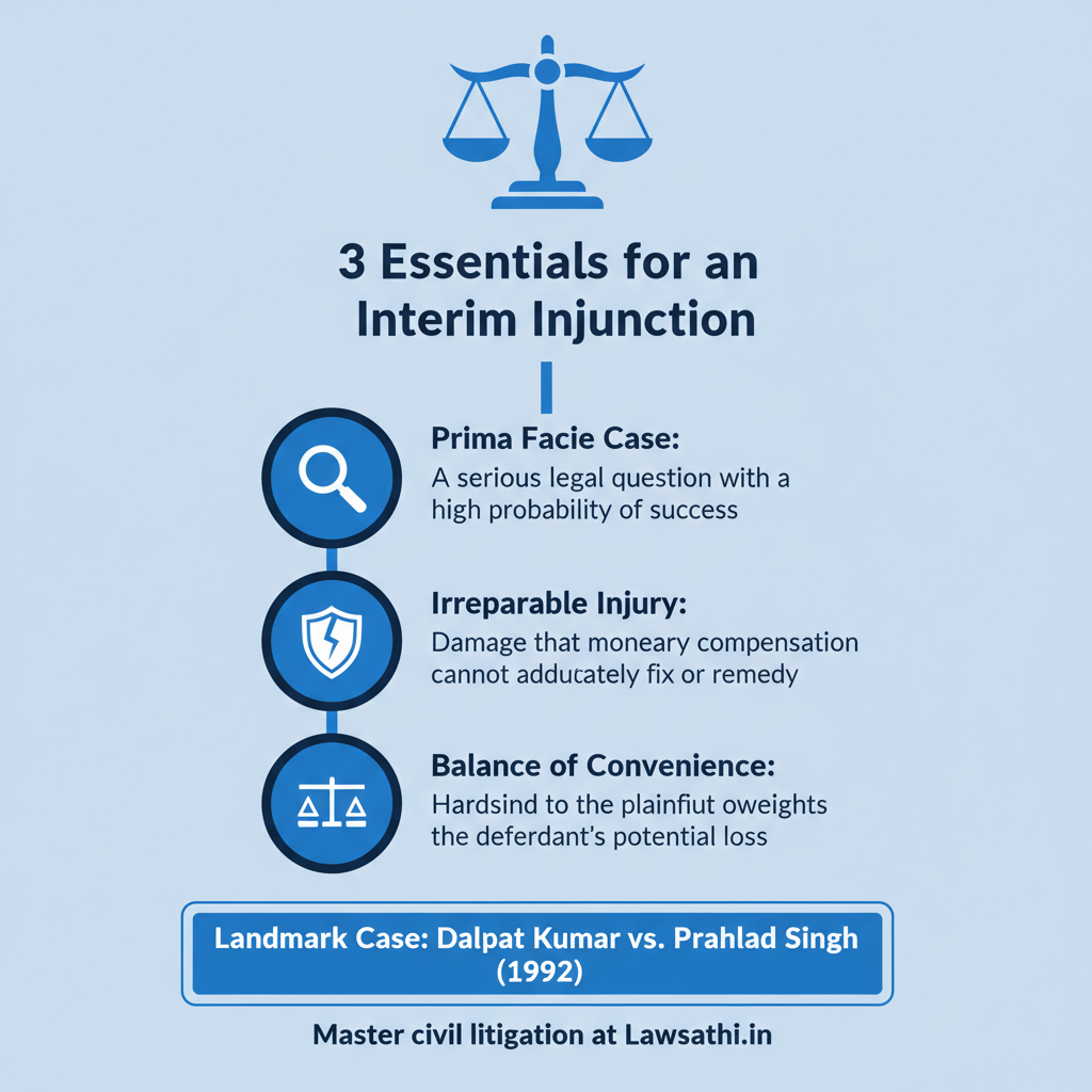 The 'Triple Test' for Interim Injunctions