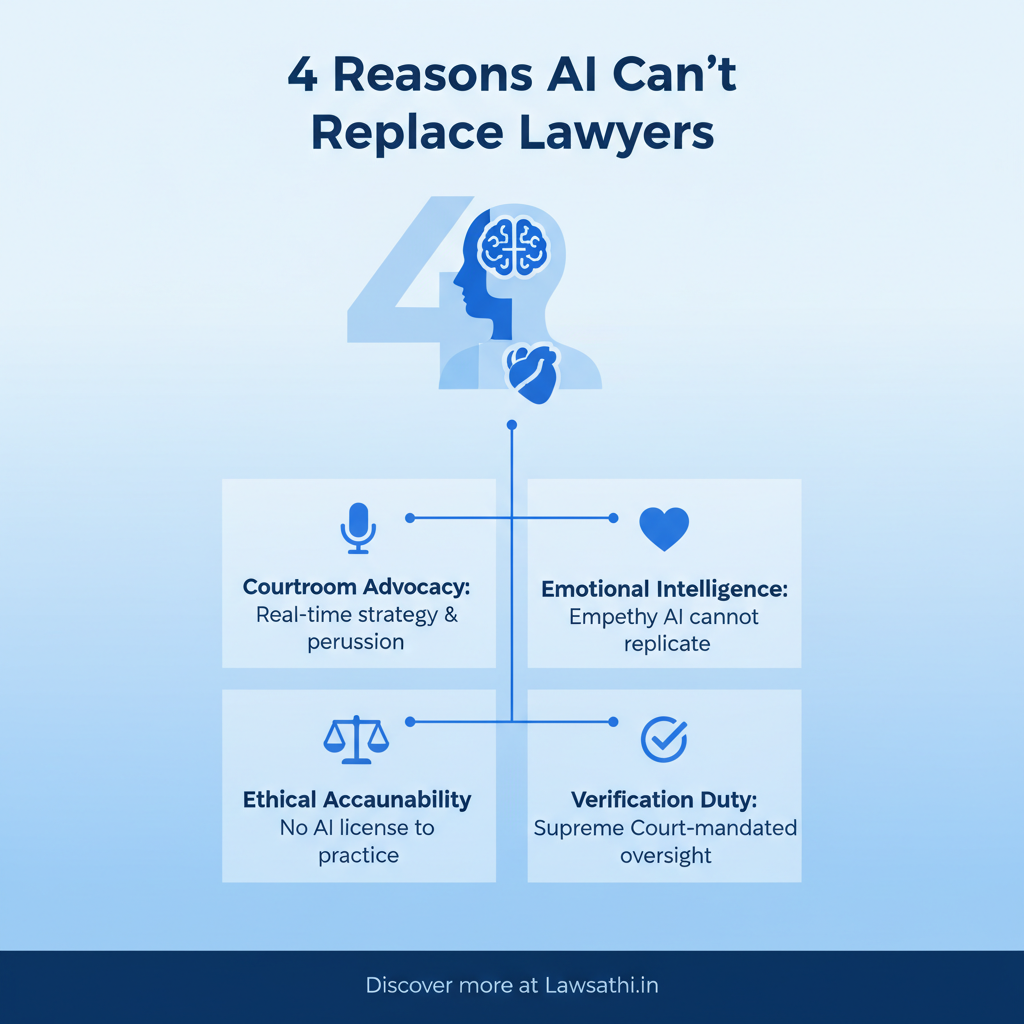 Why AI Cannot Replace Lawyers: The Irreplaceable Human Element