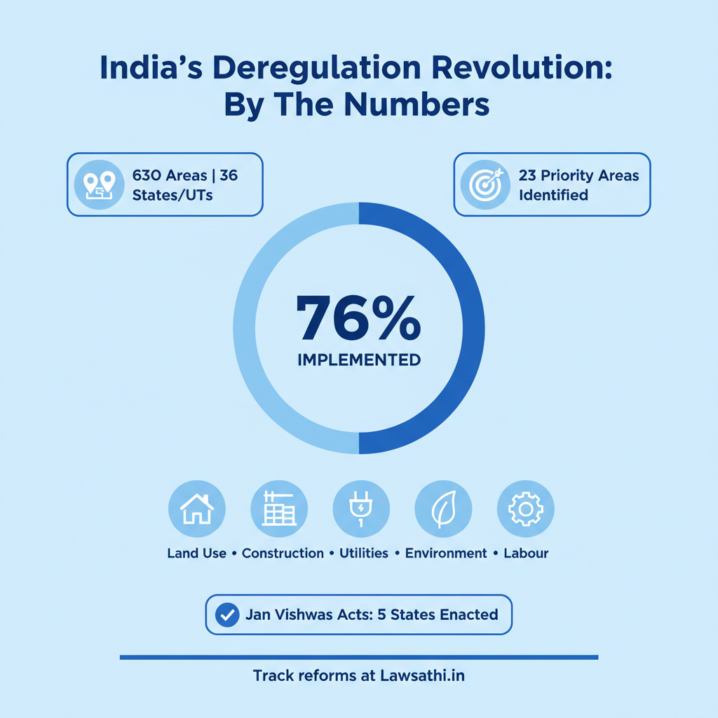 28 Deregulation Moves: Scale & Sector Distribution