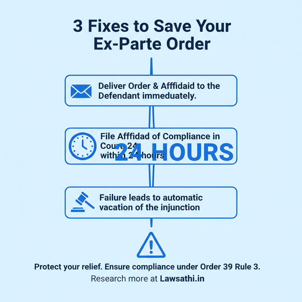 Critical Compliance for Ex-Parte Orders