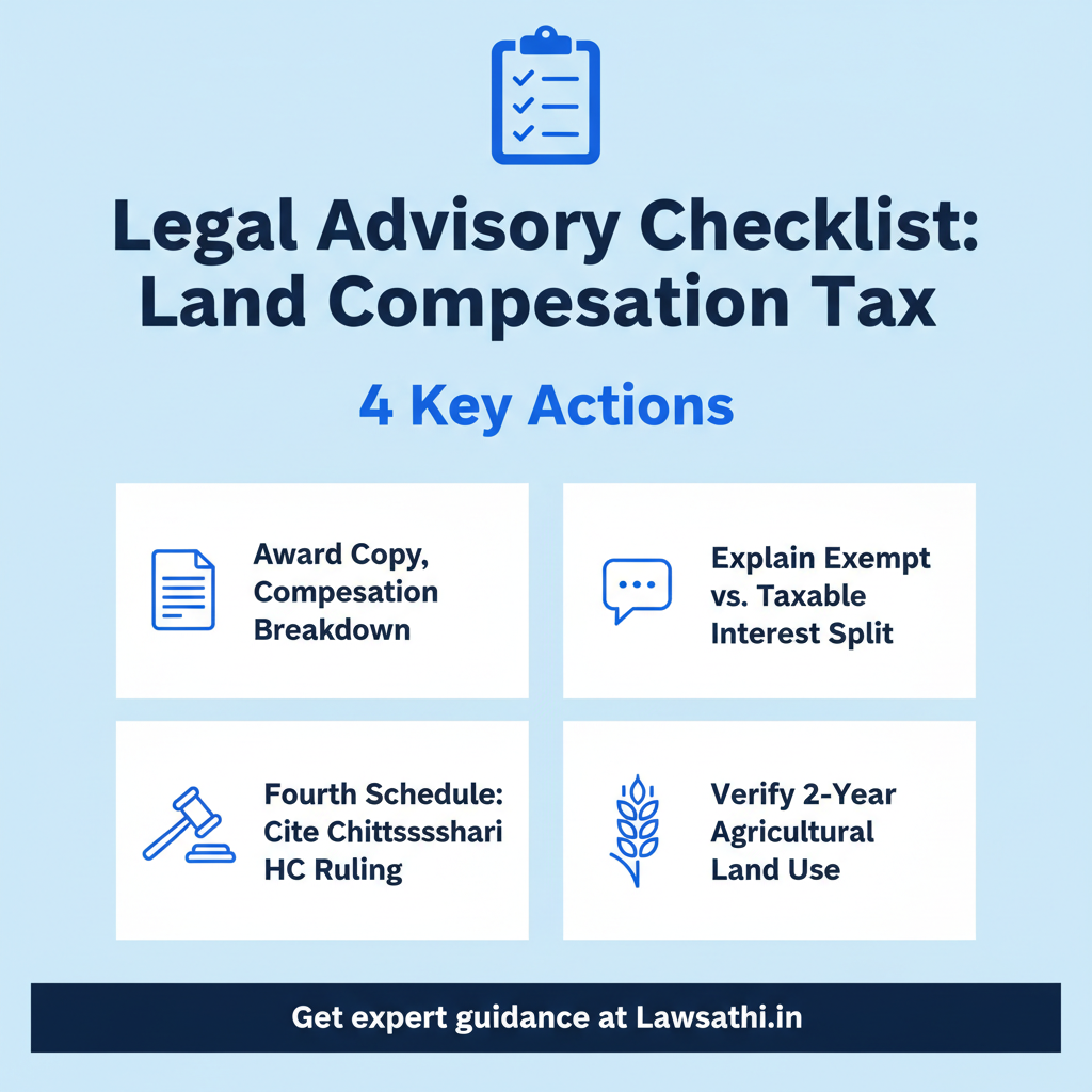 Legal Advisory Checklist: Action Items for Practitioners
