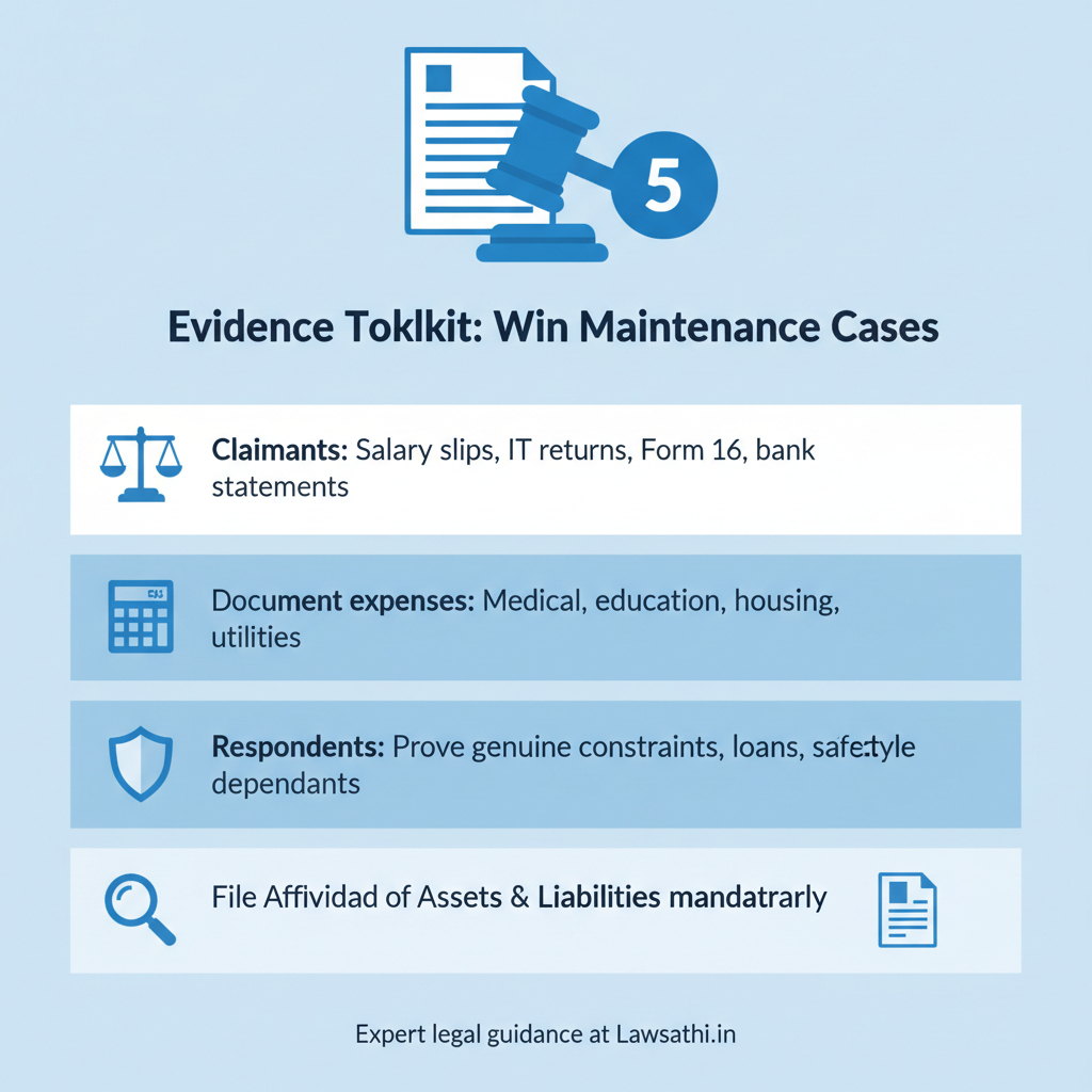 Lawyer's Toolkit: Evidence Strategies for Maintenance Cases