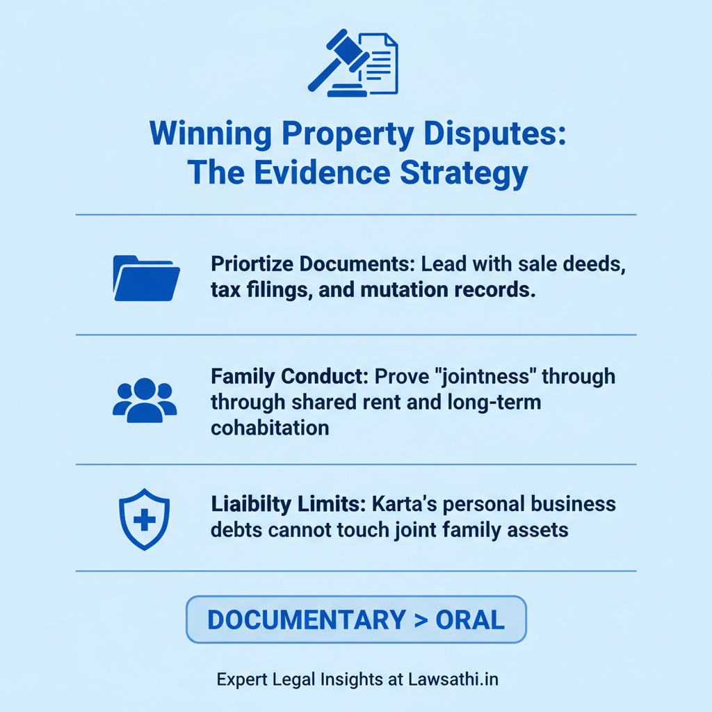 Evidence and Strategy: Proving Real Ownership