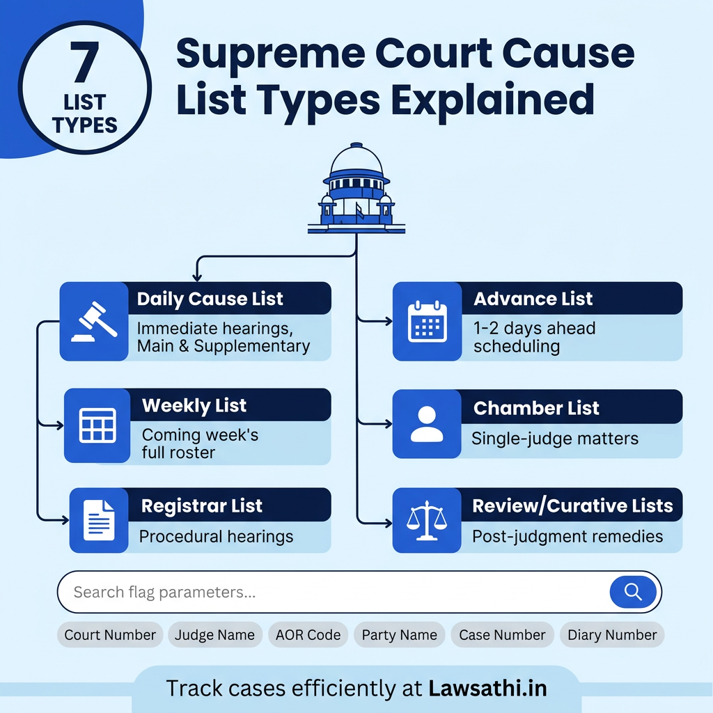 Supreme Court Cause List Navigation Guide