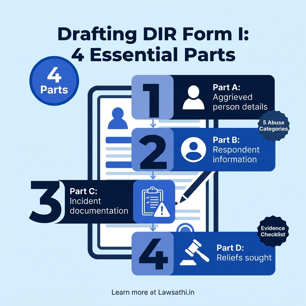DIR Form I: Step-by-Step Drafting Guide