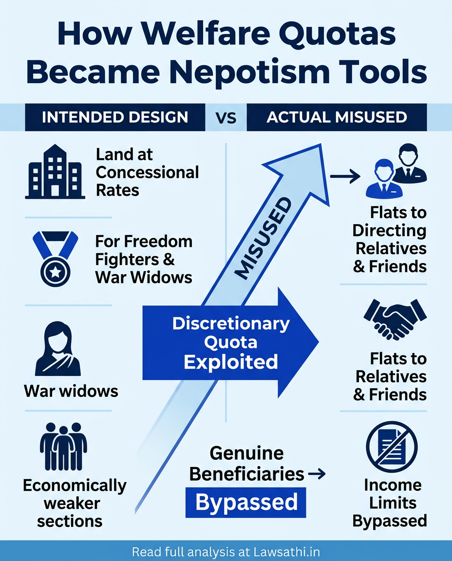 The Haryana Flat Allotment Scam: How Discretionary Quotas Were Misused