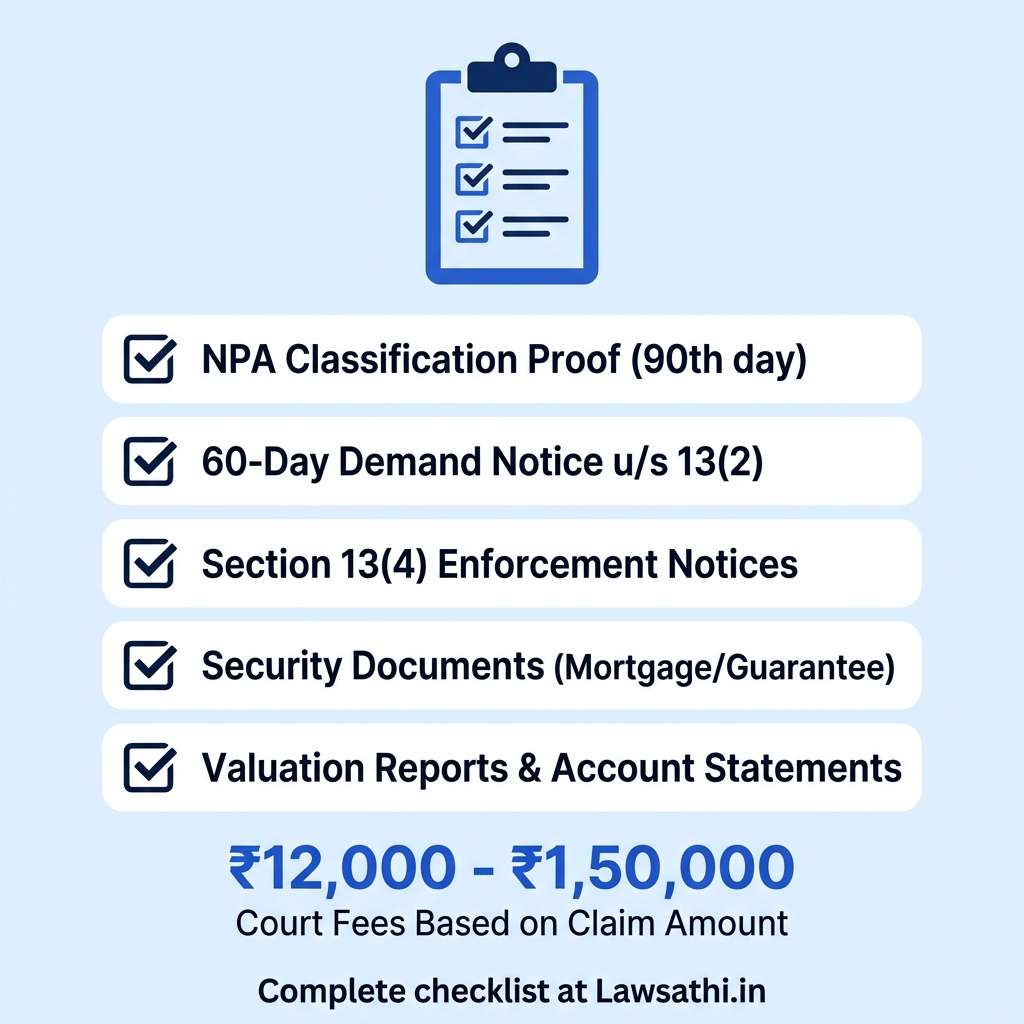 Mandatory Documentation Checklist for DRT Filing
