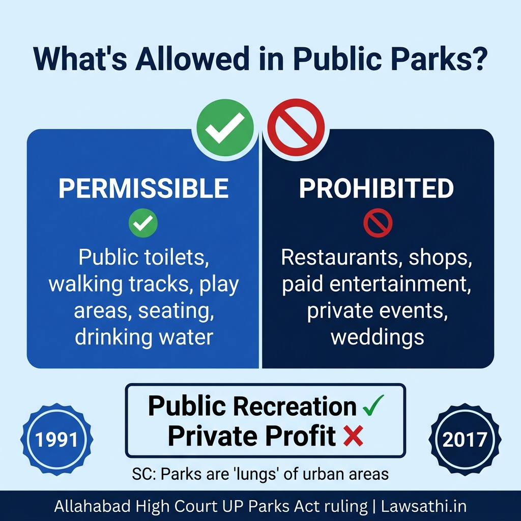 Permissible vs. Prohibited Activities in Parks