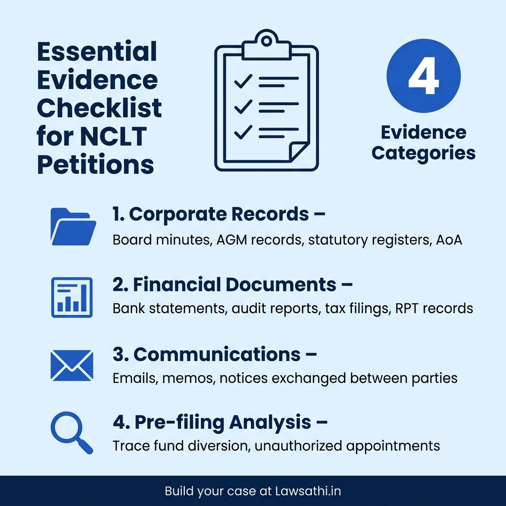 Essential Evidence Checklist for NCLT Petitions