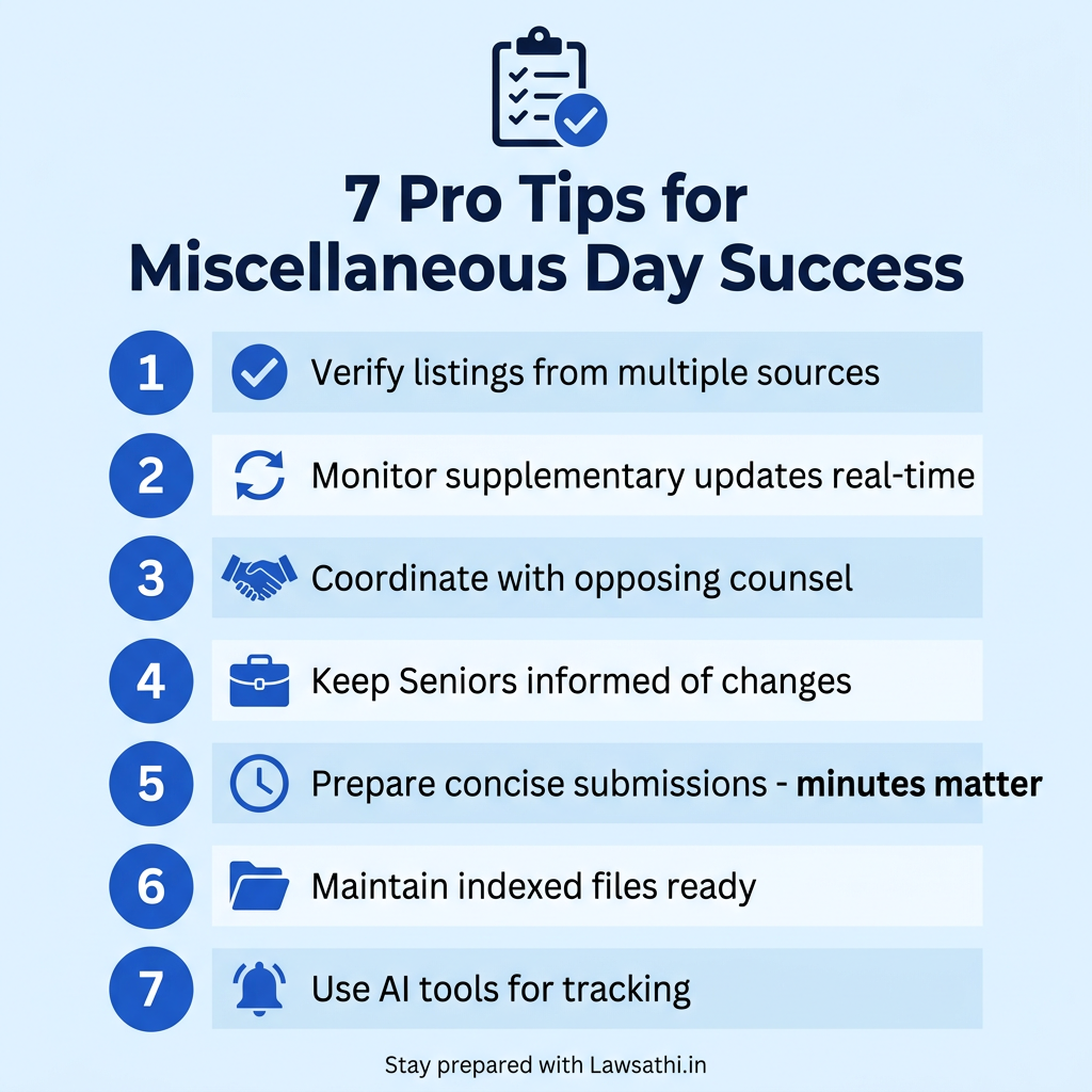 Essential Preparation Tips for Miscellaneous Days