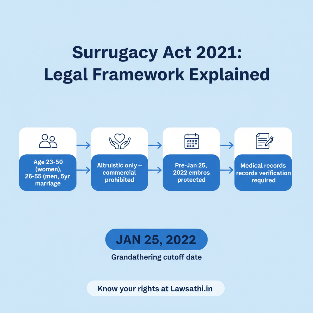 Surrogacy Act 2021: Age Restrictions & Pre-Act Exceptions