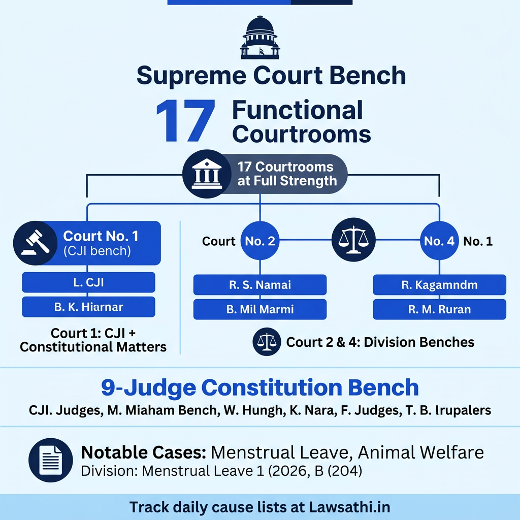 March 13, 2026: Key Bench Composition & Notable Cases