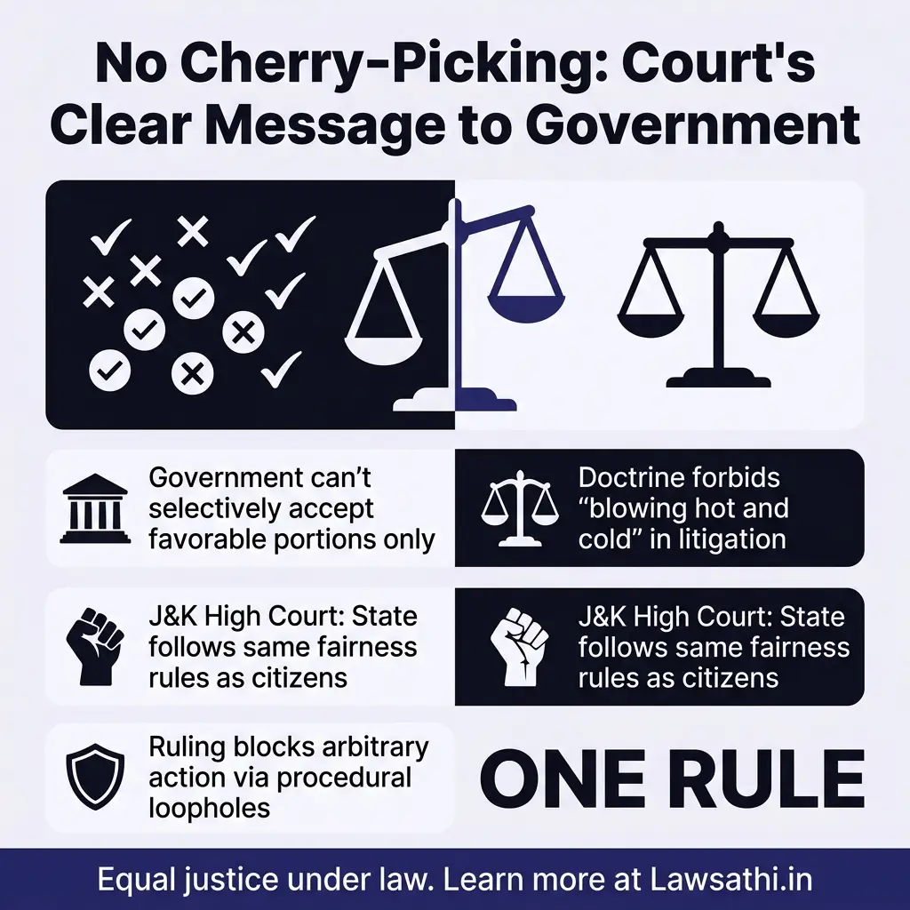 The 'Pick and Choose' Problem: Why Governments Can't Cherry-Pick Judgments