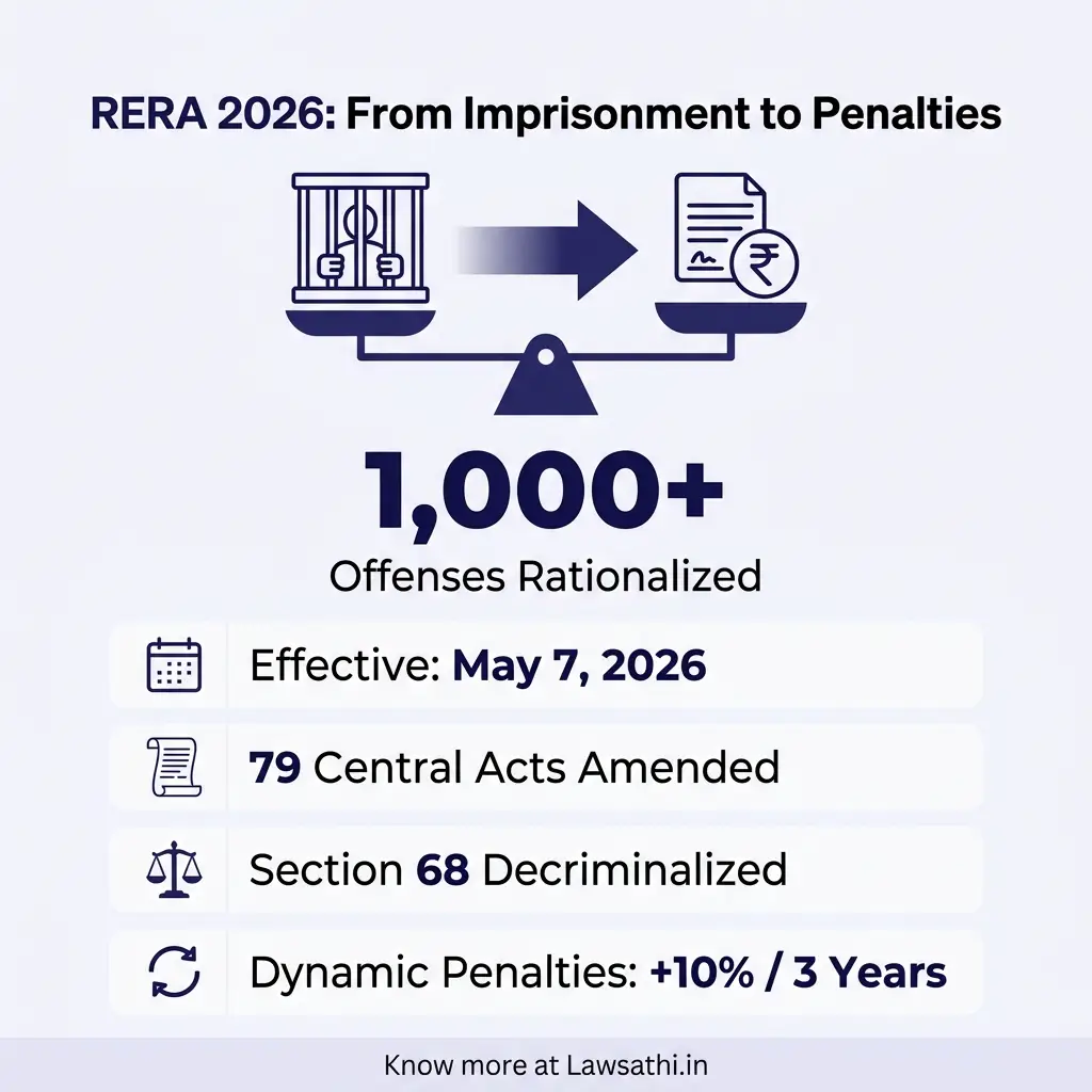 The Legislative Shift: From Imprisonment to Monetary Penalties