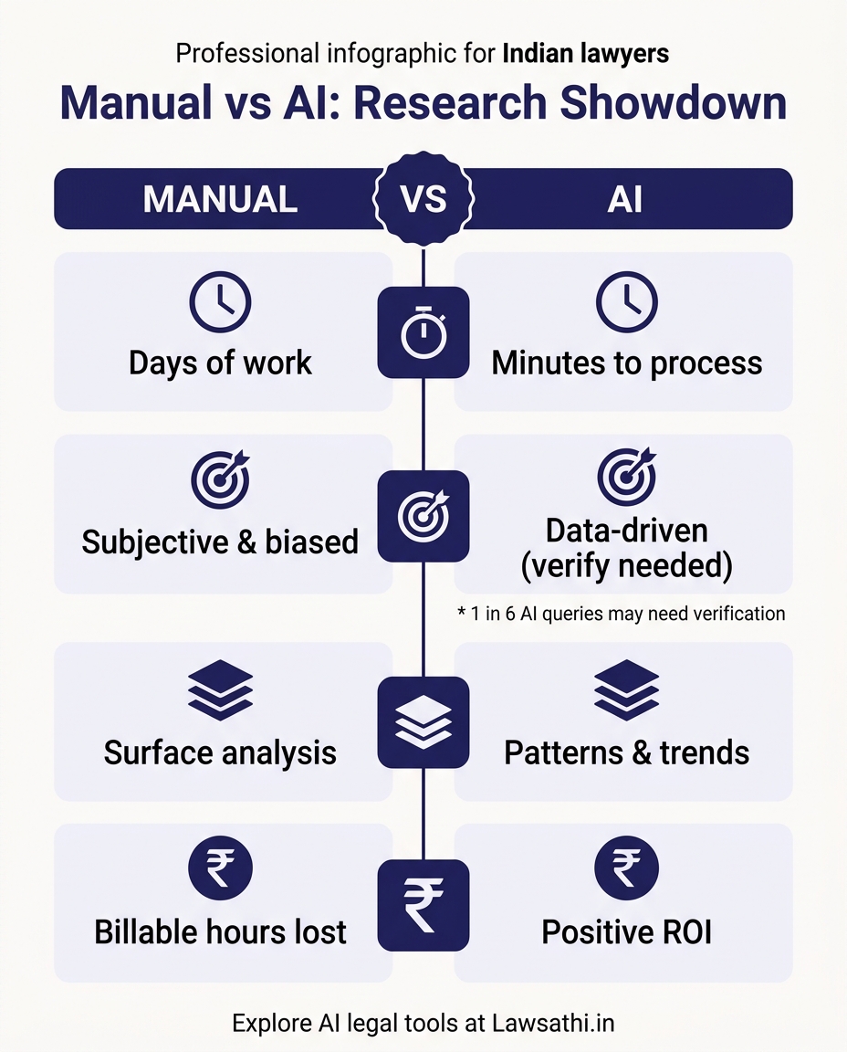 Manual vs AI Research: Speed, Accuracy & Depth Comparison
