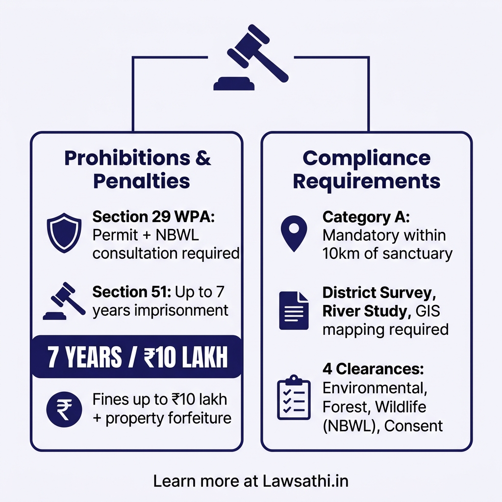 Legal Framework: WPA 1972 and EIA Requirements for Mining Near Protected Areas