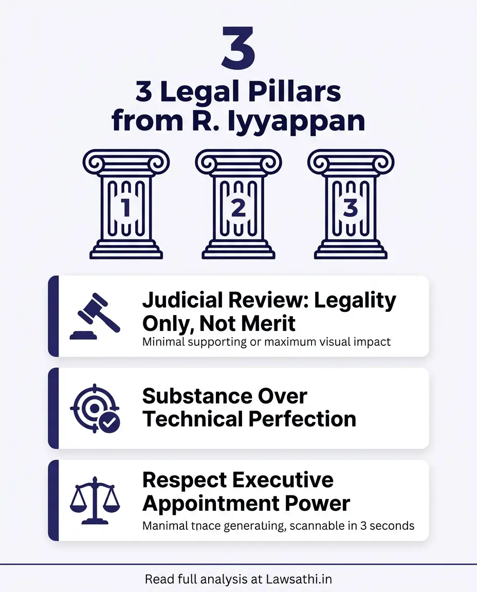 Three Pillars: Legal Principles Established